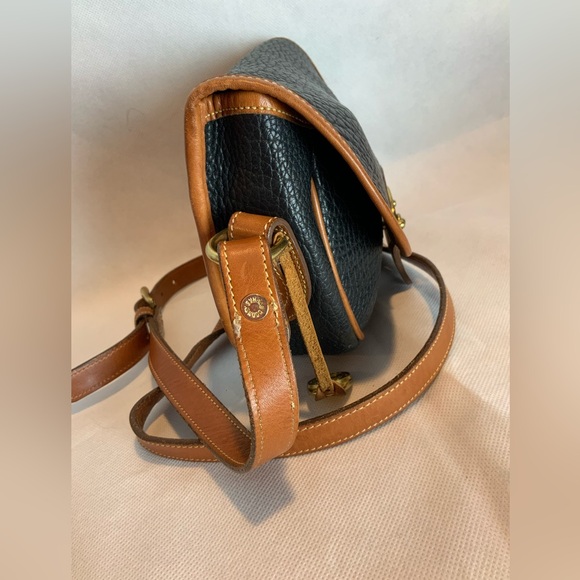 Dooney & Bourke vintage cavalry trooper bag pebbled leather crossbody - Picture 3 of 9